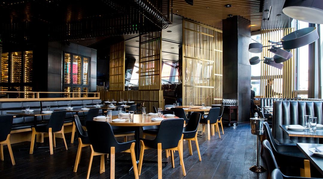 Modern restoran salonu, restoran pazarlama ajansı hizmeti
